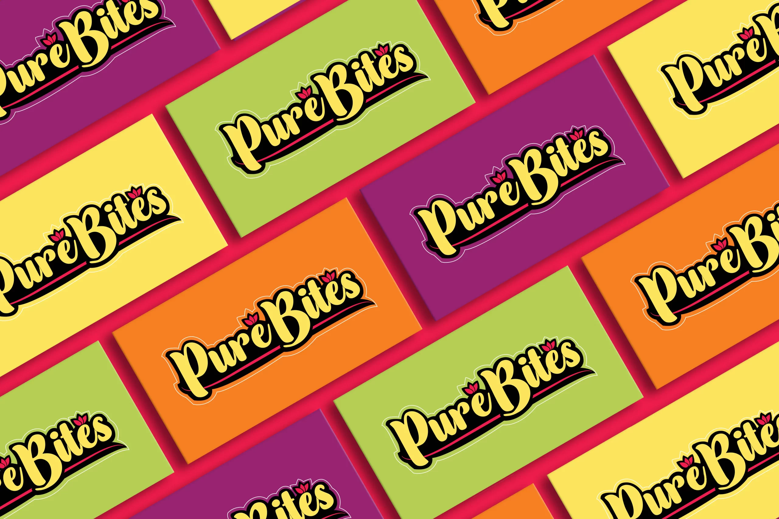 Pure bites stickers